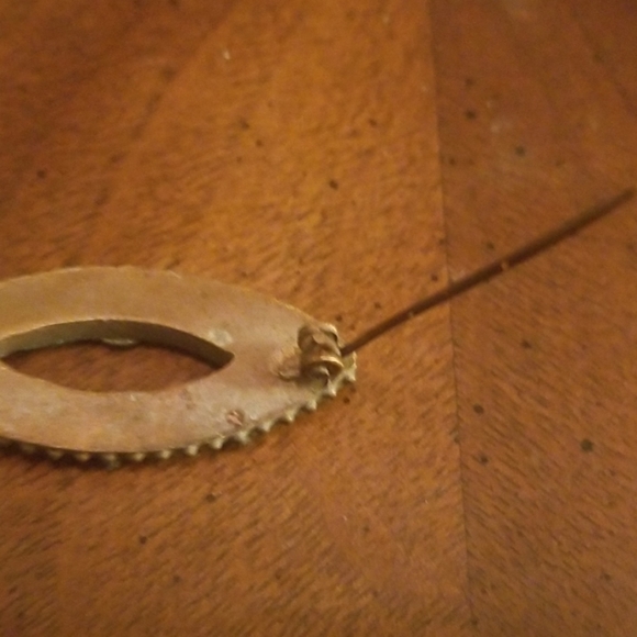 Antique mosaic brooch minus latch PM 793A - Picture 3 of 4